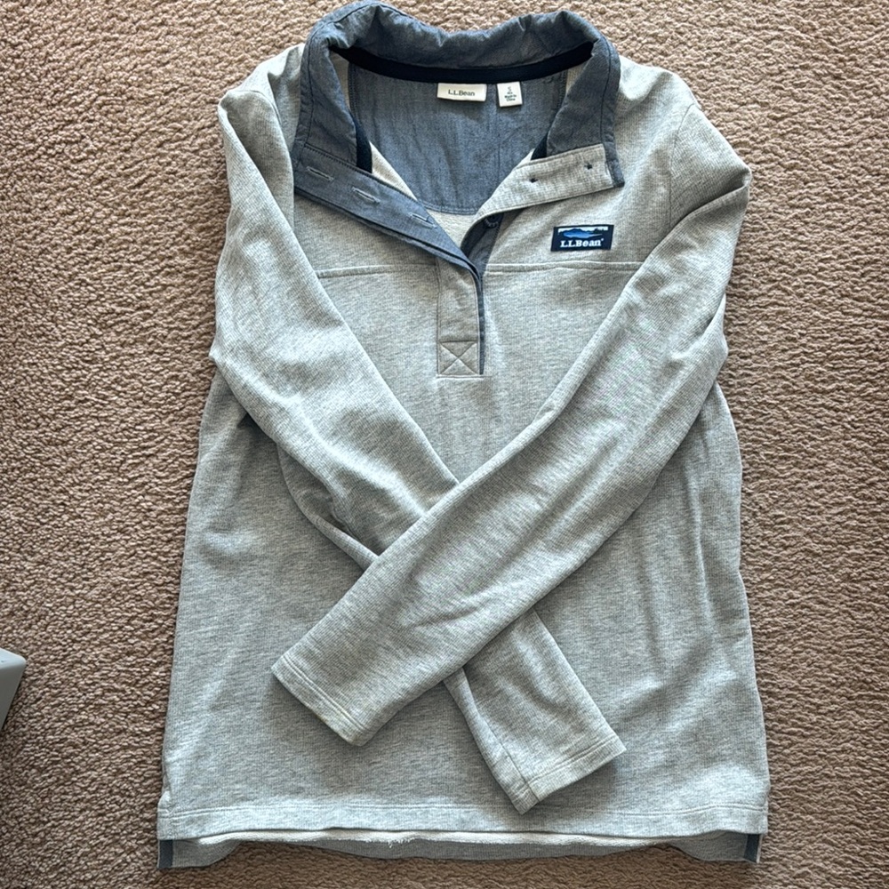 L.L.Bean Gray Pullover